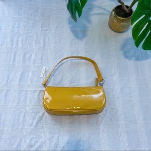 Patent Baguette Bag